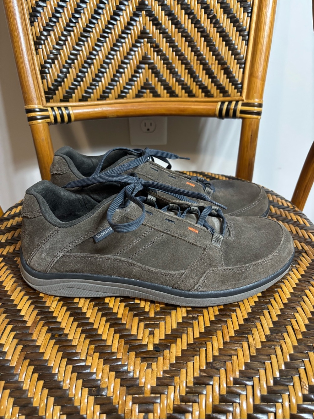 Simms Westshore Suede Leather Shoes Fishing 11.5